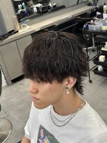 オーバルバイアピッシュ(OVARL by apish) メンズカット/メンズパーマ/縦落ちパーマ/メンズウルフ