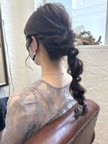 カモン(CAMON)&nbsp;ゆるふわ編みおろしヘア