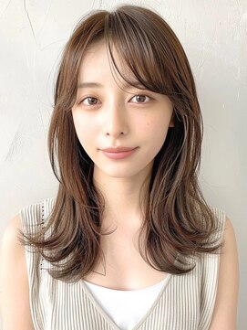 ブロウ ネックス ザ サロン 表参道(VLOW nex the salon) 【寺田hit style#14】愛されミディアムレイヤーvlow表参道 韓国