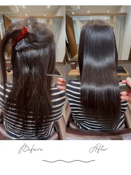 髪質改善/髪質改善トリートメント/縮毛矯正/銀座美容室