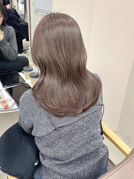 マロンブラウン/ブリーチなし/透明感/名古屋/伏見/栄/丸の内