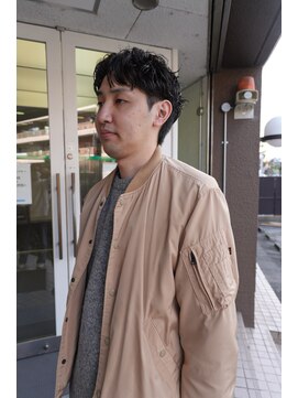 ヘアーエスクールフェイス(hair S. COEUR face) スパイラルパーマ/メンズカット/枚方美容室/大阪美容室