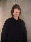 ボブにプラスデザイン！顔周りハイライト