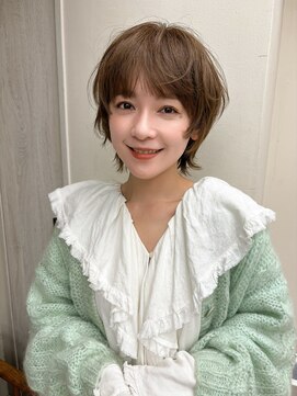 代々木/ブリーチなし/ショートボブ/酸性ストレート/新宿/韓国