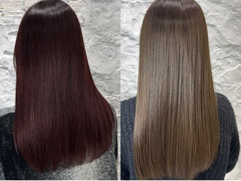 ラ ミューズ ヘアー(La mju：z hair)の写真/美容業界話題の【メテオ】導入&公認バッチ多数保有☆髪の状態を見極めてご提案!