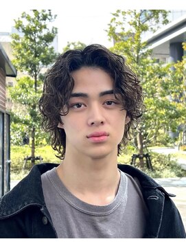 アストラ(ASTRA) MEN’S HAIR/波巻きツイストスパイラル/リバースセンターパート