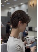 大人ハンサムショート×ブラウンベージュ