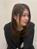 〈中路限定◆学割〉初めての方にもオススメ♪カット＋透明感カラー￥11,000