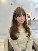 カロン トウキョウ 中野北口店(Kalon Tokyo) レイヤーカット×オリーブベージュ