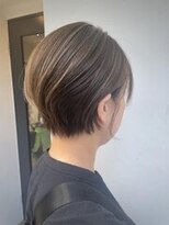 ヘアーメイクパウダー 天王寺寺田町店(Hair make powder) 大人可愛い20代30代40代50代◎小顔丸みショート耳かけ
