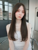 アンドスタイル(&style)&nbsp;【TSUJI】透明感カラー レイヤーカット 髪質改善カラー オリーブ