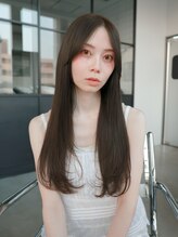 アンドスタイル(&style)&nbsp;【TSUJI】透明感カラー レイヤーカット 髪質改善カラー オリーブ