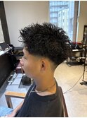 スパイキーショート　ピンパーマ　アクティブショート　八王子