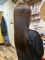 美容室ひろ 美髪彩生カラープレトワ+ケアパックトリートメント