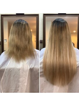 ディー エメ(D-aimer-) 編み込みビフォーアフター