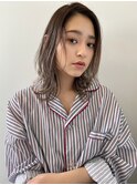 大人とろみミディ×ハイライトグレージュ×チョコレート