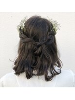 クーエフー(coo et fuu)&nbsp;20代30代大人可愛い編み込みハーフアップアレンジ♪ 近藤