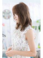 ミック ヘアアンドビューティー 大山店(miq  Hair&Beauty)&nbsp;奥行き感あるアンニュイセミディb