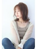シースルーバング・外ハネボブ