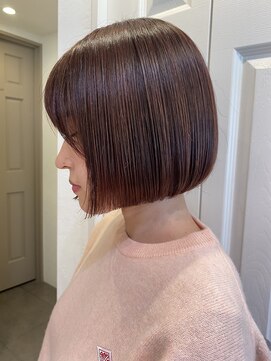 ロンド パルティール 大宮(Lond partir) 【神田安優奈】小顔ボブのピンクベージュ