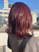 ネウィ 梅田(newi) ◆イルミナカラー×暖色カラー×レッドピンク