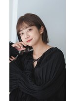 ガーデン オオタカノモリ(garden otakanomori)&nbsp;暗髪透明感×大人ショートボブ×ナチュラルボブ×外ハネボブ