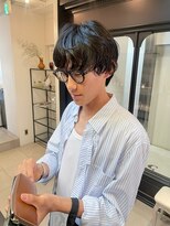 ニュアンスパーマ　メンズパーマ
