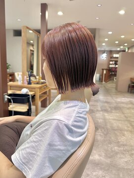 インビテーション 名古屋(invitation) ◎ミニボブ/オレンジベージュ