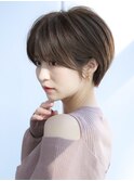 前髪あり大人小顔ショートボブ 30代40代50代【AIN.表参道】川原