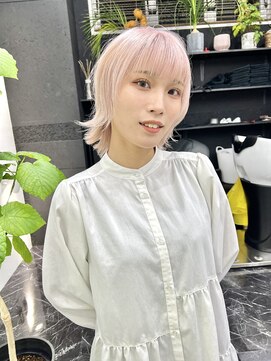 チュダック(ChuDuck) 韓国風《ペールピンク》ブリーチ/ケアブリーチ/ダブルカラー