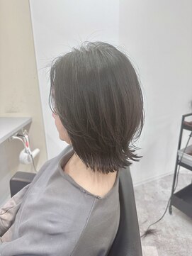 アイディール 心斎橋店(:ideal) 30代40代大人可愛い小顔ショート丸みボブウルフカット