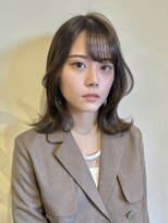 ルートヴィッヒ(Ludwig)&nbsp;暗めオリーブブラウン×顔周りレイヤーカット