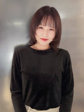 ノエロク 岐阜(noe rok) 【ヘーゼルグレージュ】のボブレイヤースタイル