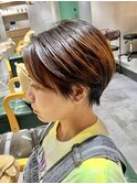 ショートカット20代30代40代前髪なし面長丸顔ショートボブ