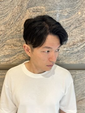 ヒロ銀座 バーバーショップ 札幌本店(HIRO GINZA BARBER SHOP) 【ニュアンスパーマ】ツーブロックスタイル