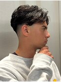 メンズカット/ニュアンスパーマ/ベリーショート/眉毛/barber