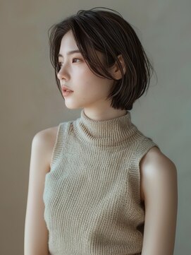 アルトリスト(Altruist Aging×HAIR&SPA) ★暗めカラーグランマッシュフェイスフレーミングデザインカラー