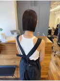切りっぱなしボブ