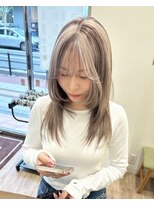 モリオフロムロンドン 大宮店(morio from London) 【坪井】ケアブリーチ ×セクションカラー