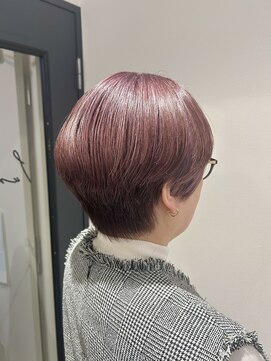 リュネッツ あざみ野店(lunettes) 【白髪ぼかし】ブリーチなしピンクラベンダー×ショートボブ