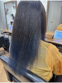 ミルクティーアッシュハイトーン透明感グレージュ極細ハイライト