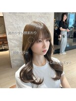 アフロート ギンザ(AFLOAT GINZA)&nbsp;小顔レイヤー×韓国風×艶カラー×美ロング×顔まわりレイヤー