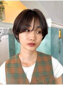 ●杉浦ミニウルフレイヤー顔周りカット前髪カットショート7