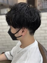 ビランチェ 池袋(bilancia)&nbsp;シャドウパーマ/韓国マッシュ/ブルーブラック/ツーブロック