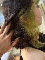 パーミル ヘア クマモト(permille ‰ hair Kumamoto)&nbsp;イエロー×インナーカラー