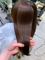 フォト 富山(foto)&nbsp;ミディアム暗めカラーデザインカラーフェイスフレーミング