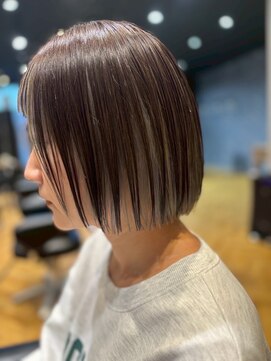 ルレーヴ 沖縄糸満店(Le reve) ボブインナーカラー［沖縄/糸満/那覇/髪質改善/縮毛矯正/メンズ]