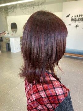 マップデザイン(map design) レイヤー×ダークチェリーレッド