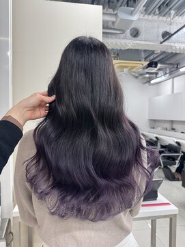 アライブ ハラジュク(ALIVE harajuku) 【ALIVE yu-ki 色落ちシルバーラベンダーグラデーションカラー】