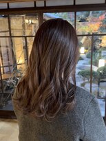 モーダアッカ(moda acca)&nbsp;ミディアムロング×オリーブベージュ/グレージュ20代30代40代